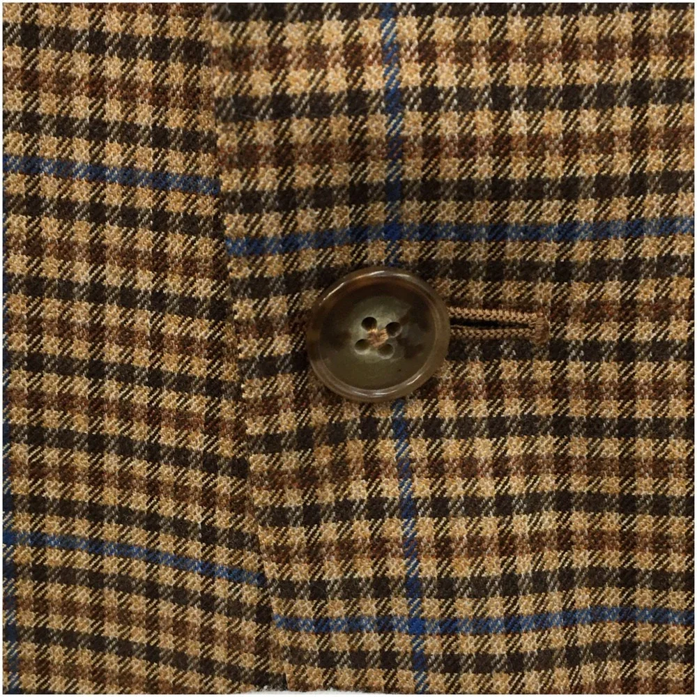 ERMENEGILDO ZEGNA Mens Blazer Sport Coat Casual Jacket Size 46L Wool Suit - Picture 3 of 12